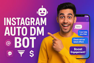 develop an instagram auto dm chatbot to boost engagement