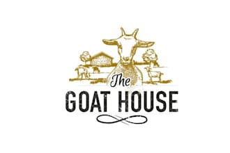 design traditional rustic logo for a goat cheese farm
