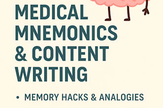 create medical mnemonics, memory hacks, and exam focused notes