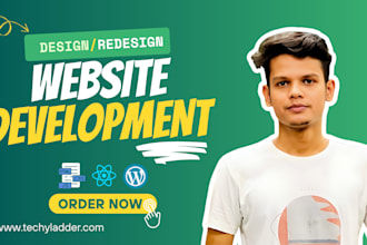 design a clean, responsive static website using react