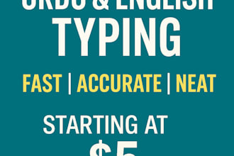do english urdu typing, image to text, and book composing