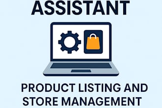 be your ebay virtual assistant for product listing and store management