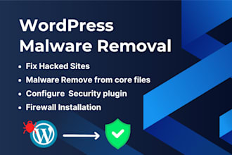 do wordpress malware removal, virus removal , clean malware