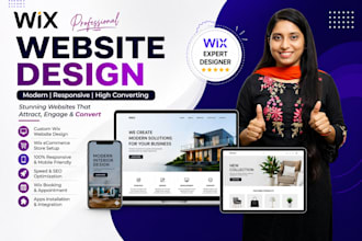build wix website design, wix redesign, wix website development, wix ecommerce