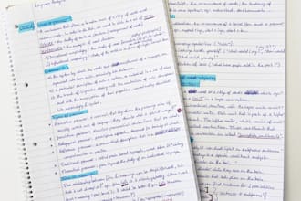 create clear and eyecatching study notes for you