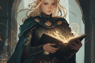 make a dnd character art and dnd character art