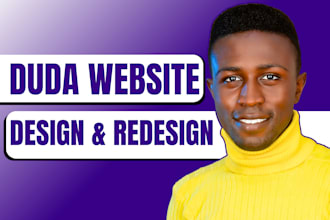 design or redesign duda website development, build duda business website