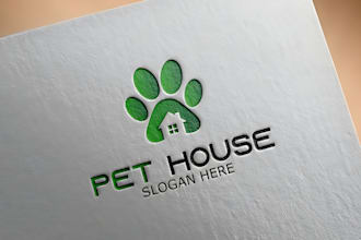 do modern animal, dog, pet care and veterinary logo and any graphics design