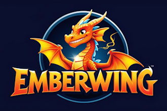 create dragon mascot logo with unlimited revisions