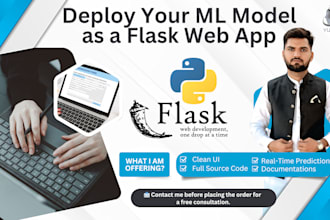 deploy your ml model as a flask web app with a clean UI