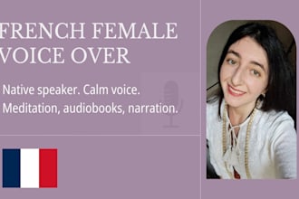 french female voice over