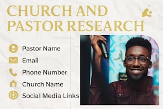 provide church email list and verified pastor leads for outreach