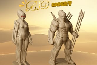 design custom ball jointed dolls and fully articulated action figures