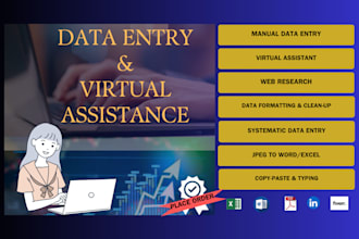 offer dedicated virtual assistant support for high quality data entry