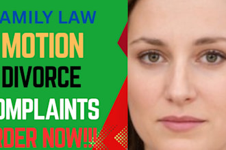draft your divorce papers, petitions, motions, and lawsuits
