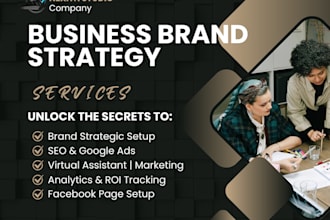 create marketing brand strategy be your social media manager SEO content planner