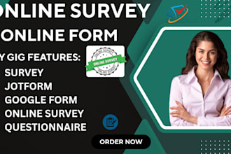create responsive online form, online survey jotform, google form, questionnaire
