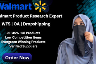 do oa product research and wfs product hunting for  walmart