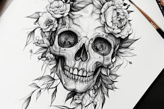 create unique custom tattoo design for you, sleeve tattoo