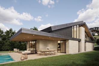modify exist render, site plan building, 2d plan to 3d model, sketchup architect