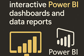 create interactive power bi dash board and data reports