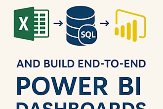 automate excel to sql and build end to end power bi dashboards