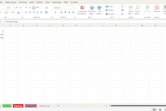 create a custom budget tracker in excel or google sheets