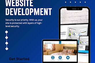 build, rebuild website development as full stack developer, front end developer