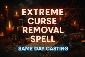 remove curses, remove spell and remove black magic, cleansing your home energy