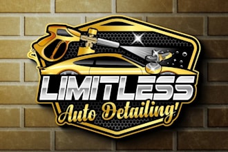 do automotive, auto repair, car wash, mobile and auto detailing logo
