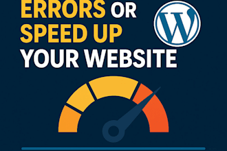 fix wordpress errors or speed up your website