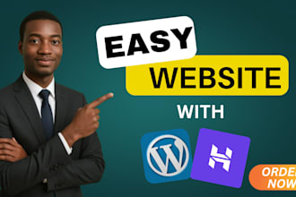design or redesign wordpress website on godaddy, hostinger, bluehost