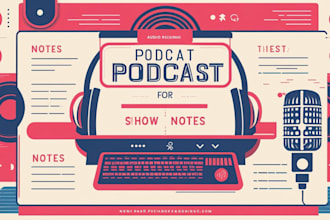 write SEO show notes for your podcast