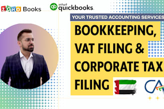 manage your bookkeeping in zoho books, quickbooks or xero for uae and global biz