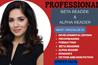 beta read and alpha read your book