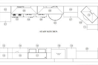 create 2d cabinet and kitchen shop drawings