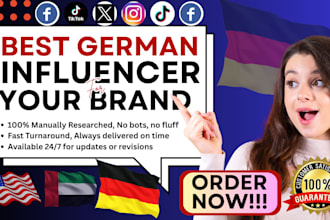 find the best german instagram, tiktok, youtube influencers for your campaign
