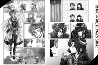 professionally create manga or comic book pages for you