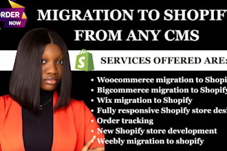 do ecommerce websites or migrate your store to shopify