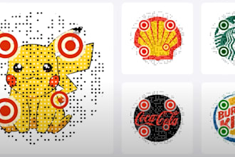 generate a custom qr code design with logo in 30 min