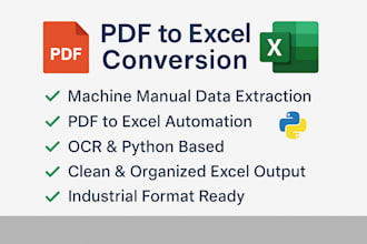 convert your PDF manuals into professional excel checklists