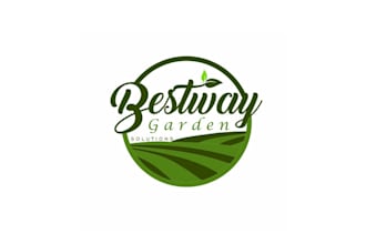 design superior happy vegetable garden logo
