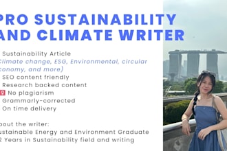make sustainability content for you