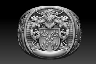 eagle coat arms crown coat of arms brasao rings  crest heraldic logo design