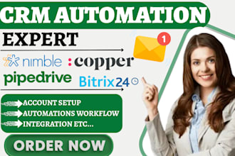 do nimble copper crm workflow bitrix24 zoho one automation pipedrive integration