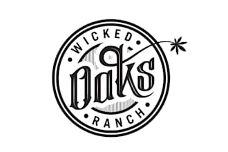 create a wicked classic logo for cannabis cultivation ranch