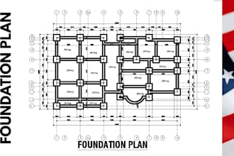 pe stamp and seal floor plan architectural drawing city permit in USA