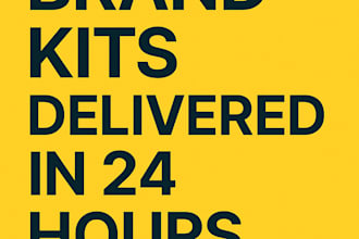 create your full brand kit in 24 hours