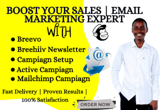 klaviyo email marketing mailchimp newsletter with brevo, activecampaign beehiiv