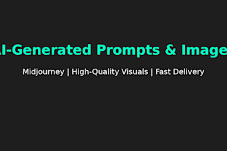 generate ai based midjourney prompts and create stunning images